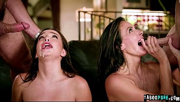 Image I AM SHOCKED! Her asshole became her fucked up family's property! Rissa May gets anal strap-on fucked by her stepmom, and then her stepdad and stepbrother join in!