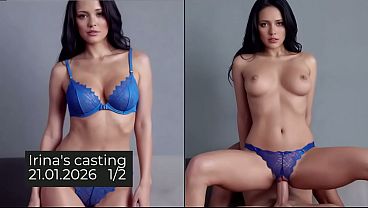 Image The first casting of young virgin Irina. All for the role. Part 1/2.