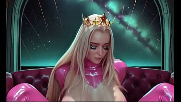 Image Blonde Princess Powergirl Gets Destroyed by Huge Muscle Monster Cock &ndash_ Intense Creampie on Couch AI-generated
