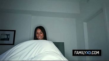 Image Latina stepdaughter got disciplined by stepdad with his big cock - Camila Cortez