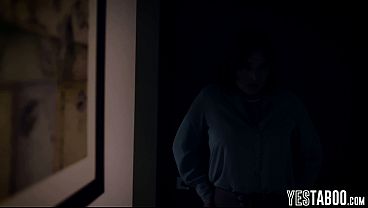 Image Big tits curvy MILF wife fucks cheating hubby and teen babysitter