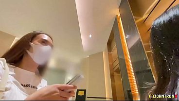 Image JohnTronX - Sexy brunette Asian babe fucked hard in the hotel room