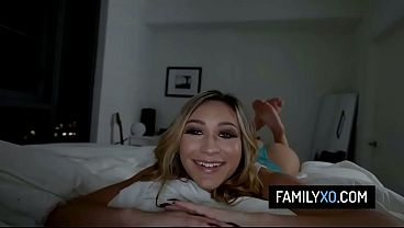 Image Perv stepdad don't mind sharing his bed with stepdaughter - Ana Rose