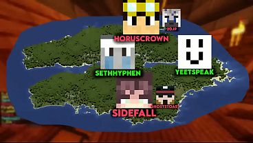 Image 1000 players build massive civilization in Minecraft