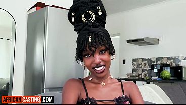 Image Amateur Ebony Teen Tight Pussy Stretched By Big White Cock In Casting