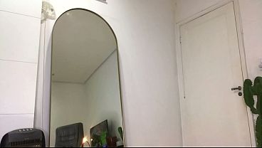 Image Sexy girl in long video changing clothes, masturbating and even doing some yoga. Hairy armpits sexy pv