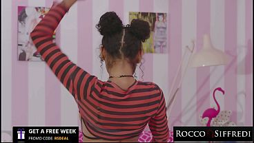 Image ROCCO SIFFREDI - Sultry Ebony Goddess Barbie Rous Gets Wrecked by Huge Cock