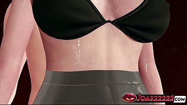 Image Marie Bathhouse Attendant in Wet Hentai - Hot Thighjob Fetish in Latex, Intense POV Doggystyle Sex for Perfect Ass, Reverse Lifting Hard Sex Ending with Creampie