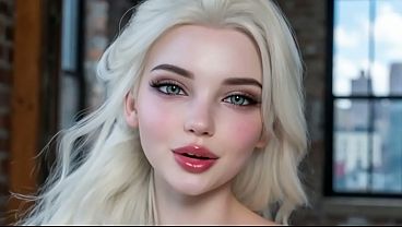 Image Stunning Blonde Elsa - AI Generated
