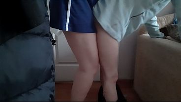 Image I shake and fuck my wife doggy style with a bottle