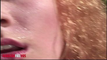 Image Beautiful Redhead Takes An Outdoor Cock In Her Ass