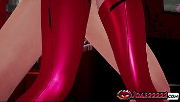 Image Big Tits Asuka Anime Girl 3D Hentai - Thighjob Fetish in Cameltoe Tight Pussy, Standing Doggystyle Sex with Close Up Pussy Views, Hard Anal in Piledriver Pose Ending with Creampie