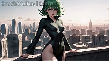 Image Tatsumaki rides you and sucks your cock | Uncensored Hentai!