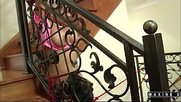 Image Asian MILF Maxine X Gets Tied To The Staircase To Pleasure Velvet Skye