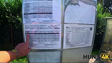 Image HUNT4K. Babe cheated, but one can forgive for her perfect body