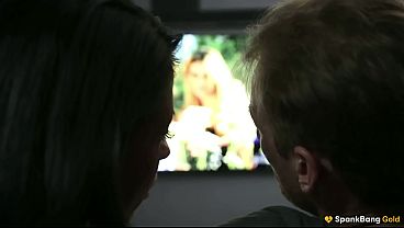 Image SPANKBANG GOLD - Infatuated Stepdaughter's Plot - Lily Adams Sucks & Fucks Stepdad's Massive Member