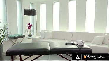 Image MOMMY'S GIRL - Bring Your stepbae To Work Day Turns Wild When Georgia Jones Joins Brett Rossi