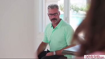 Image Teen stepdaughter showing her stepdad she can squirt too