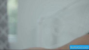 Image RealityCum.com presents: Scarlett Alexis, Derrick Pierce - Deepthroat with naughty busty brunette girl