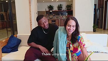 Image My stepsister invites me to watch a movie, and we end up having rough, interracial family sex.