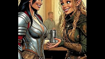 Image ErosQuest - Arya la Mercenaire - Plaisirs Saphiques 2 - Contenu IA