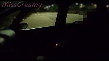 Image EXTREME Night Dogging in Public Parking with STRANGERS and Risk of PUSSY FLASH Uncut HD - Full on RED