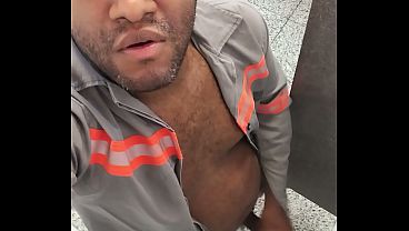 Image Masturbating in the bathroom and coming.