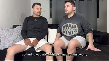 Image My neighbor with a girlfriend comes to my house and fucks a man's ass for the first time