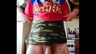 Image A BIG DICK and the flag of his homeland, that's what a real man should hold in his hands!!!