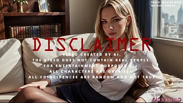 Image A sexy secretary gets fucked hard by her boss. Cum in her pussy, face, mouth, and tits. (AI-Generated Video)