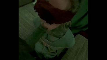 Image Blindfolded Tattooed Tease In The Small Dark Space Balls Deep Throat, Anal, Facial Reward