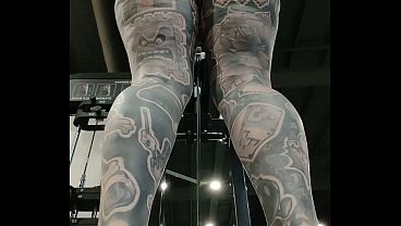 Image Booty at the gym hot milf ass