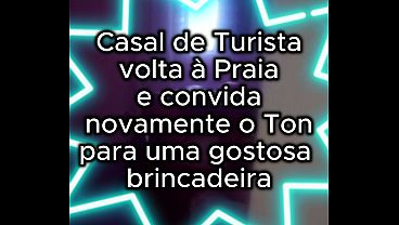 Image Casal de Turista volta &agrave_ Praia e me convida novamente para uma deliciosa brincadeira... Vejam como foi o in&iacute_cio de tudo