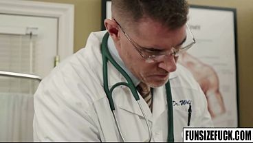 Image Doctor LEgrand WOlf fingering MIlo Miles tight hole before using his cock to go deep inside it