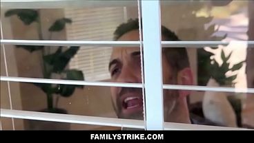 Image FamilyStrike - Hot Tiny Blonde Teen Step Daughter And Skinny Brunette Teen Step Cousin Family Threesome With Step Dad