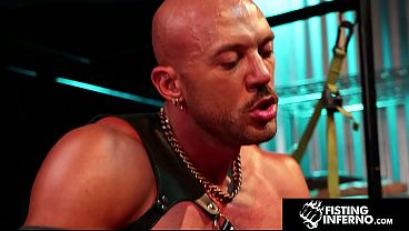 Image FISTING INFERNO - College Jock Filled With Gurthis Hunk Meat & Massive Dildo