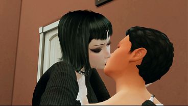 Image Fucking the big titty goth (Sims 4)