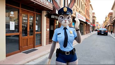 Image Furry Zootopia: Judy Hopps and Nick Wilde - Cunning Fox Fucks Bunny after work