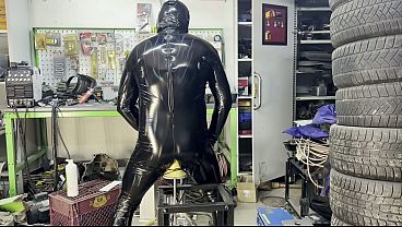 Image Garage Gimp Fucking machine Bam Dildo   7.6 cm 40cm Long monster