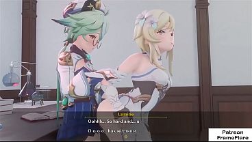 Image Genshin Impact - Futanari Lumine x Sucrose