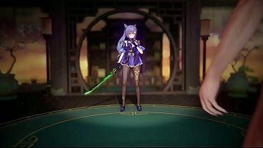 Image Genshin Impact &ndash_ Keqing Gives In to Pleasure After Defeat - 3D Hentai Animation
