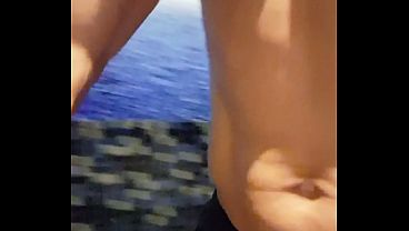 Image Horny Big Dick Jerking in Luxury Public Spa Sauna - High Risk Almost Caught Huge Cumshot