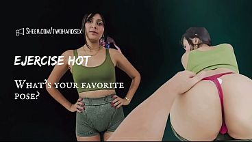 Image I helped my stepsister exercise, ending with sex and her pussy full of semen.