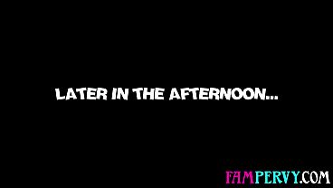 Image MILF stepmom motivates stepson to do the chores with her big tits