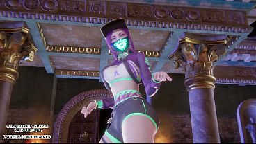 Image [MMD] MEOVV - HANDS UP Akali Sexy Kpop Dance League of Legends Uncensored Hentai 4K
