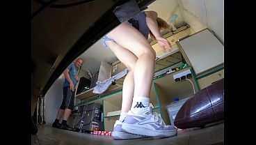 Image My super hot hostess made a very good job with cleaning so as a reward I gave her nice body massage