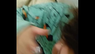 Image Sac&oacute_ mi polla y comenz&oacute_ a mamarla