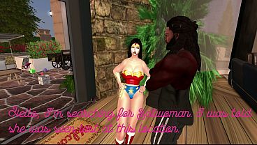 Image Second Life Black man fucks wonder woman