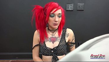 Image Skinny Inked Blonde Jackie Sloppy Deepthroat Then Hard Pussy Pounding