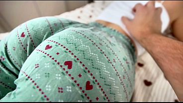 Image step brother plays with step sister and gives her a perfect massage!